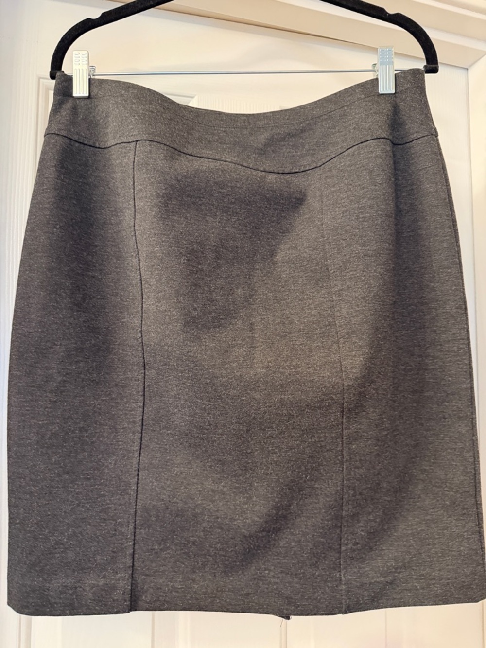Ellen Tracy Dark Charcoal Pencil Skirt